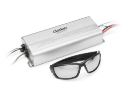CLARION Compact Mono Subwoofer Amplifier - Rated Power (1% THD+N, 14.4V): 200W x 1 @ 4 ohms / 300W x 1 @ 2 ohms - Features: variable Low-Pass Filter and variable Bass Boost | 92762