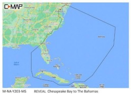 C-MAP REVEAL CHESAPEAKE BAY TO THE BAHAMAS | M-NA-Y203-MS