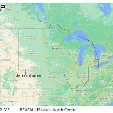 C-MAP REVEAL US LAKES NORTH CENTRAL | M-NA-Y212-MS