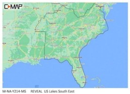 C-MAP REVEAL US LAKES SOUTH EAST | M-NA-Y214-MS