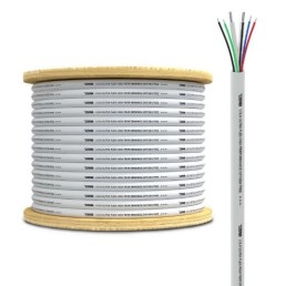 DS18 18-GA LED RGB and 12-GA Speaker Wires Marine Grade Tinned 100% Copper OFC -100 Feet | MOFC12/18GA-100SWRGB