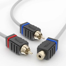 DS18 1 Female to 2 Male Spliter RCA | MOFCR-1F2M