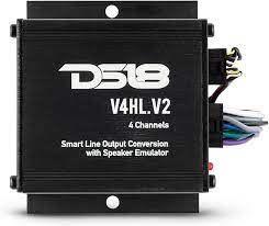 DS18 Hi/Lo Converter 4-Channel with Speaker Emulator | V4HL.V2