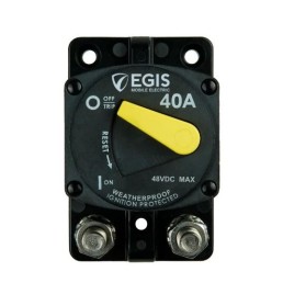 EGIS MOBILE ELECTRIC Circuit Breaker, 87 Series, 40 A, Surface Mount, Retail Pack | 4704-040