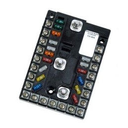EGIS MOBILE ELECTRIC Fuse Block, 200 A, 13 Circuit w Gnd & Blown Fuse LEDs | 8034B