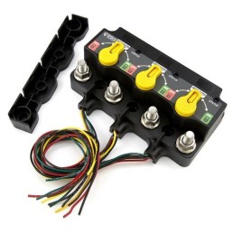 EGIS MOBILE ELECTRIC Triple XD Flex 2 - (Relay)-(ACR)-(Relay) w/Knobs - Tinned Wires | 8730-1535B