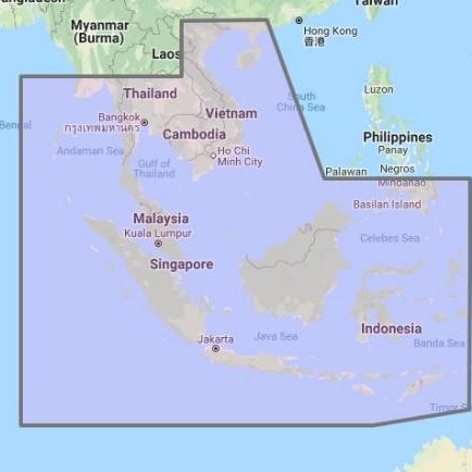 FURUNO C-Map Wide Chart - Gulf of Martaban to Jakarta | MM3-VIN-203