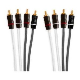 FUSION RCA Cables, 4 Channel, 12 ft Cable | 010-12893-00