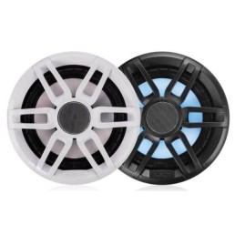 FUSION XS-FL65SPGW XS Series 6-1/2 in 200 W 4 Ohm 2-Way Sports Marine Speaker with LED, Gray and White | 010-02196-20