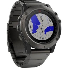 GARMIN Fenix 5X Slate Gray Sapphire with Metal Band, U.S. Smart Watch | 010-01733-04