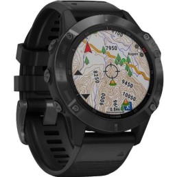 GARMIN fenix 6 Pro, Black with Black Band | 010-02158-01 *Special Order Item