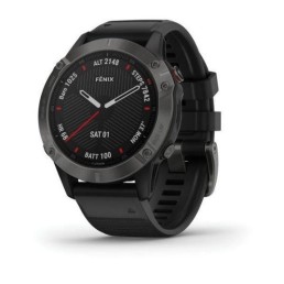 GARMIN fēnix 6 Sapphire, Carbon Gray DLC with Black Band | 010-02158-10 *Special Order Item