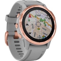 GARMIN fenix 6S Sapphire, Rose Gold-tone with Powder Gray Band Smart Watch | 010-02159-20