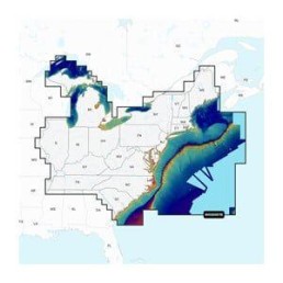 GARMIN Navionics Vision+ U.S. East - Lakes, Rivers and Coastal Marine Charts NVUS007R | 010-C1291-00