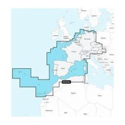 GARMIN Navionics NAEU646L - Europe, Central & West, Navionics+ microSD/SD card | 010-C1354-30