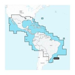 GARMIN Navionics+ Mexico, Caribbean to Brazil, Navionics+ microSD/SD card NASA004L | 010-C1364-30