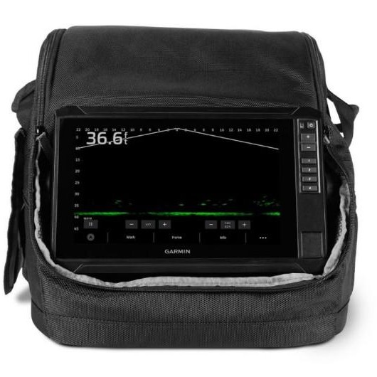GARMIN ECHOMAP UHD2 93sv LiveScope Ice Fishing Bundle w Garmin Navionics+ Maps for U.S. inland | 010-02688-30