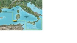 GARMIN BlueChart g3 MicroSD/SD Card Chart, Mediterranean Sea, Central-West | 010-C0770-20