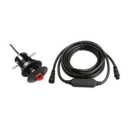 GARMIN GST 43 Plastic Depth/Speed/Temperature Through-Hull Mount Transducer with GST 10 Bundle | 010-04284-00