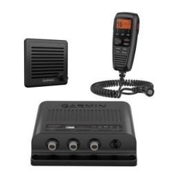 GARMIN VHF 315 Class D DSC Marine Radio w/ Black Box + Speaker + Handset, 23 to 25 W at 13.6 VDC High Power, 0.7 to 1 W at 13.6 VDC Low Power | 010-02047-00