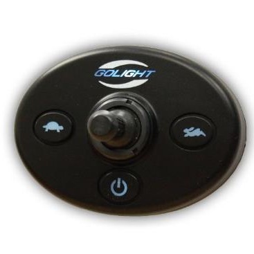 GOLIGHT Halogen Hard Wired Dash Mount Remote 20' Harness - White | 3020-D