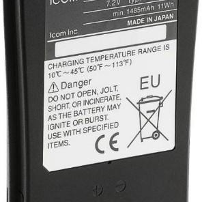 ICOM Li-ion 7.2V 1570mAh (typical), 1485mAh (minimum) battery for M93D | BP285