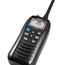 ICOM 5W floating marine VHF handheld in marine BLACK | M25 BLACK 41 USA