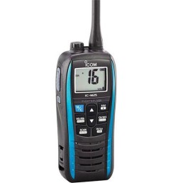 ICOM 5W floating marine VHF handheld in marine blue | M25 BLUE 31 USA