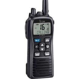 ICOM 6W IPX8 submersible handheld with built-in active noise cancelling and voice recording | M73 PLUS 71 USA