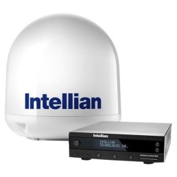 Intellian i4P (Auto Skew) Linear System with 45cm (17.7 inch) Reflector & Universal Quad LNB | B4-419Q