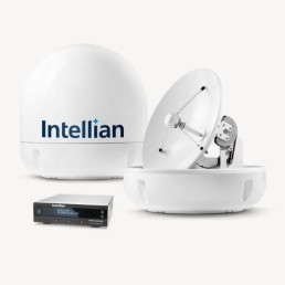 Intellian i6P (Auto Skew) Linear System with 60cm (23.6 inch) Reflector & Universal Quad LNB | B4-619Q