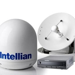 Intellian v100/t100W Empty Dome and Baseplate Assembly (Ku-band Only) | V3-8051