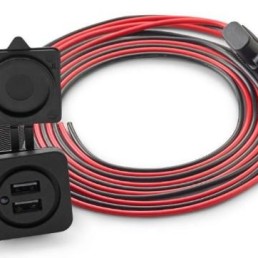JL AUDIO 6 ft Dual USB Charging Jack for Panel-Mounting | 90255