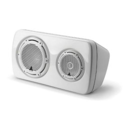 JL AUDIO M103EWS-CG-WH-R 100 W 4 Ohm 3-Way Right-Side Sealed Enclosed Speaker System, Gloss White | 90136