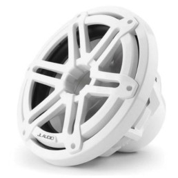 JL AUDIO M3-10IB-S-Gw-4 10 in 175 W 4 Ohm Marine Subwoofer Driver, Gloss White Sport Grille | 93530