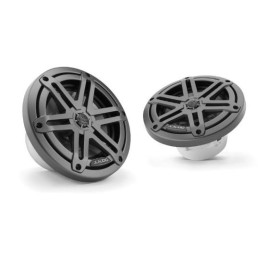 JL AUDIO M3-650X-S-Gm 6-1/2 in 60 W 4 Ohm 2-Way Marine Coaxial Speaker System, Gunmetal Sport Grille | 93512