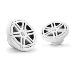 JL AUDIO M3-650X-S-Gw 6-1/2 in 60 W 4 Ohm 2-Way Marine Coaxial Speaker System, Gloss White Sport Grille | 93514