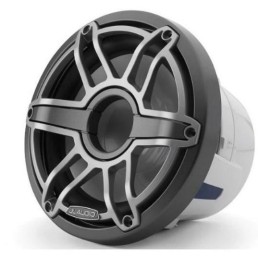 JL AUDIO M6-8IB-S-GmTi-4 8 in 200 W 4 Ohm Marine Subwoofer Driver, Gunmetal Trim Ring and Titanium Sport Grille | 93619