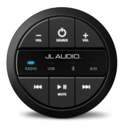 JL AUDIO MMR-20-BE Non-Display Round Black Edition Wired Remote Controller for MM100s-BE, MM100s, MM50 Source Units | 99921