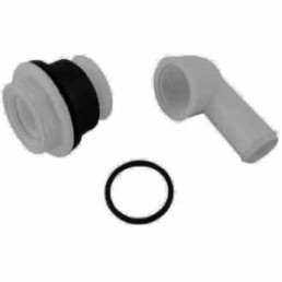 JOHNSON PUMPS INTAKE ELBOW - INLET PIPE GASKET AND NUT | 81-47246-01