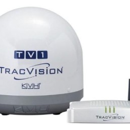 TracVision TV5 with IP-enabled TV-Hub B; Linear Universal Quad-output LNB with AutoSkew & GPS | 01-0364-34