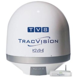 TracVision TV8 with IP-enabled TV-Hub B; Linear Universal Quad-output LNB with AutoSkew & GPS SHIPPING CHARGES APPLY | 01-0386-04