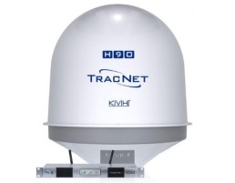 KVH TracNet H90 Wi-Fi/Cellular/Satellite Ku-band Antenna w/TracNet Hub+ w/BDU Single-Cable - For boats 90+ feet (27+ meters) | 01-0441-11 *DROP-SHIPS IN 1-3 DAYS. FREIGHT CHARGES APPLY