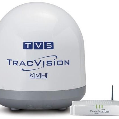 TracVision TV5 with IP-enabled TV-Hub B; Circular Dual-output LNB; for DIRECTV L.A. Service | 01-0364-03