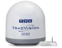 TracVision TV6 with IP-enabled TV-Hub B; Circular Dual-output LNB; for DIRECTV L.A. Service | 01-0369-03