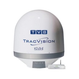 KVH TracVision 01-0386-07, TV8 with IP-enabled TV-Hub A+; Circular LNB with Stacked Dual-output; for N. American Services | 01-0386-07 - SHIPPING CHARGES APPLY