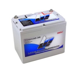 LITHIUM PROS LiFePO4 Battery, 38.4V/30 Ah (Trolling/Deep cycle, Grp 24) | TM2430-36 - AVAILABLE FOR DROP-SHIP. FREE FREIGHT.