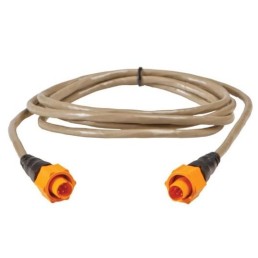 LOWRANCE Yellow 5-Pin Ethernet Cable, 50 ft|000-0127-37