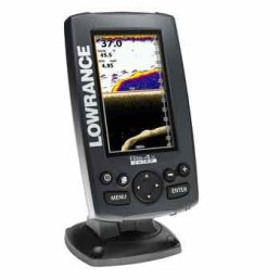 LOWRANCE Elite-4x CHIRP 250 W RMS Maximum, 30000 W Peak-to-Peak Fishfinder with CHIRP Sonar and 83/200, 455/800 kHz Transducer|000-11807-001