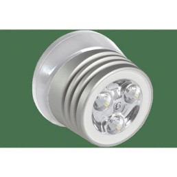 LUMITEC Zephyr Deck Light, Brushed, White, White Base | 101325